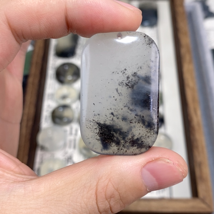 【闪购商品】岫玉未镶嵌颈饰岫玉无事牌吊坠