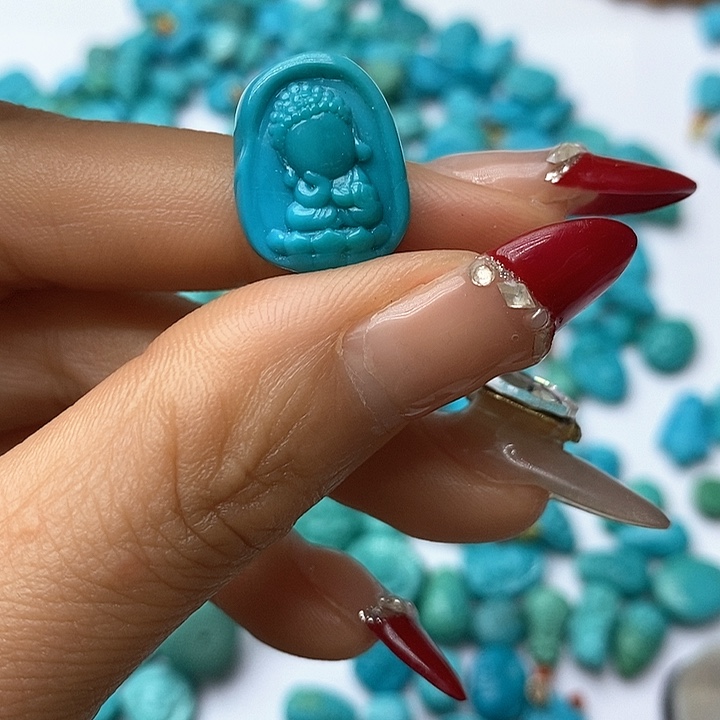 绿松石珠宝奇石未镶嵌