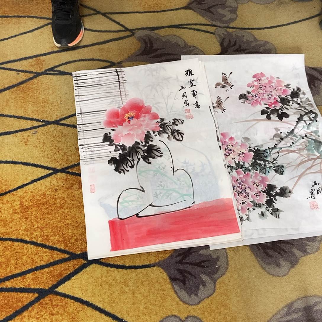 国画海****化裴英国手绘作品欣赏45.68