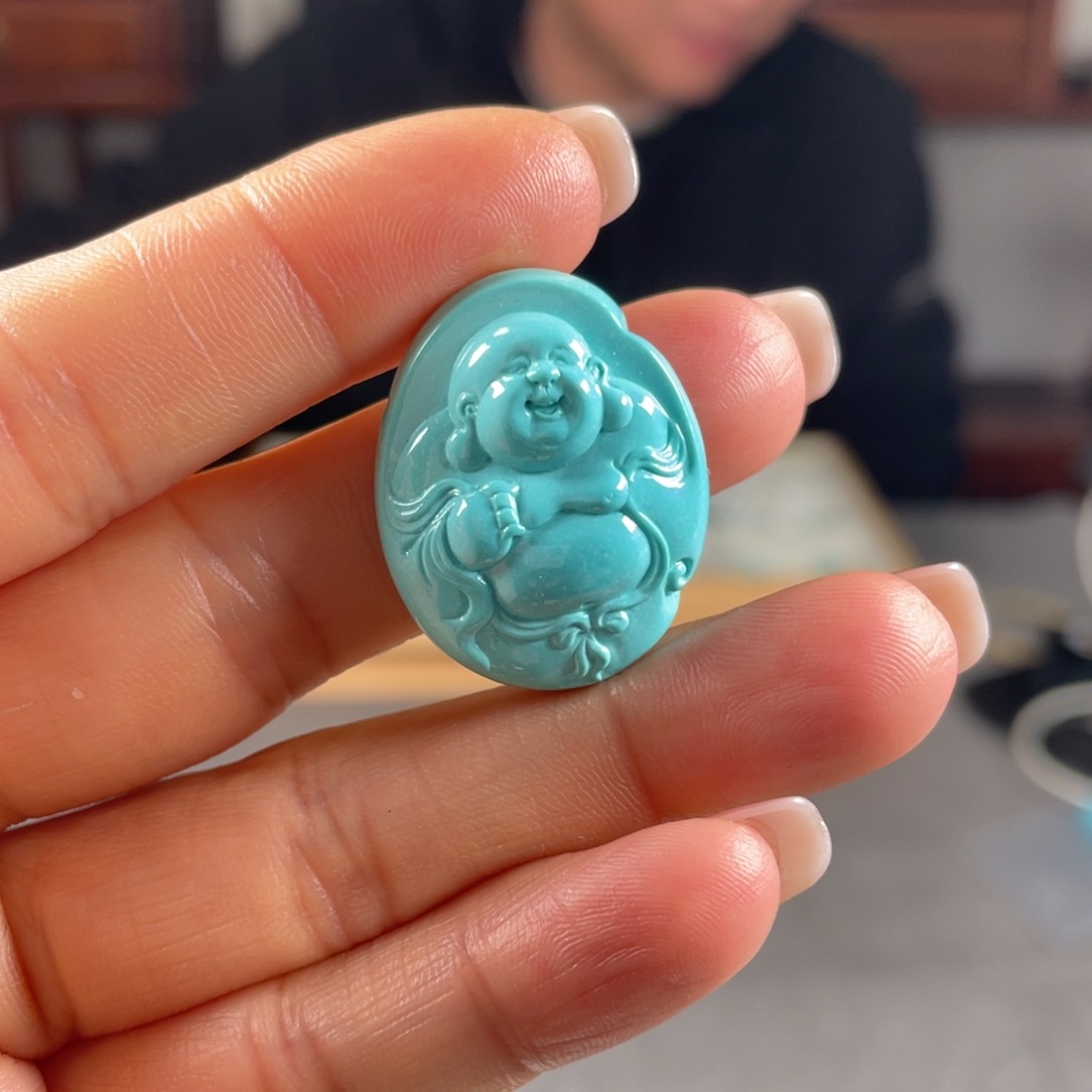 绿松石珠宝奇石未镶嵌