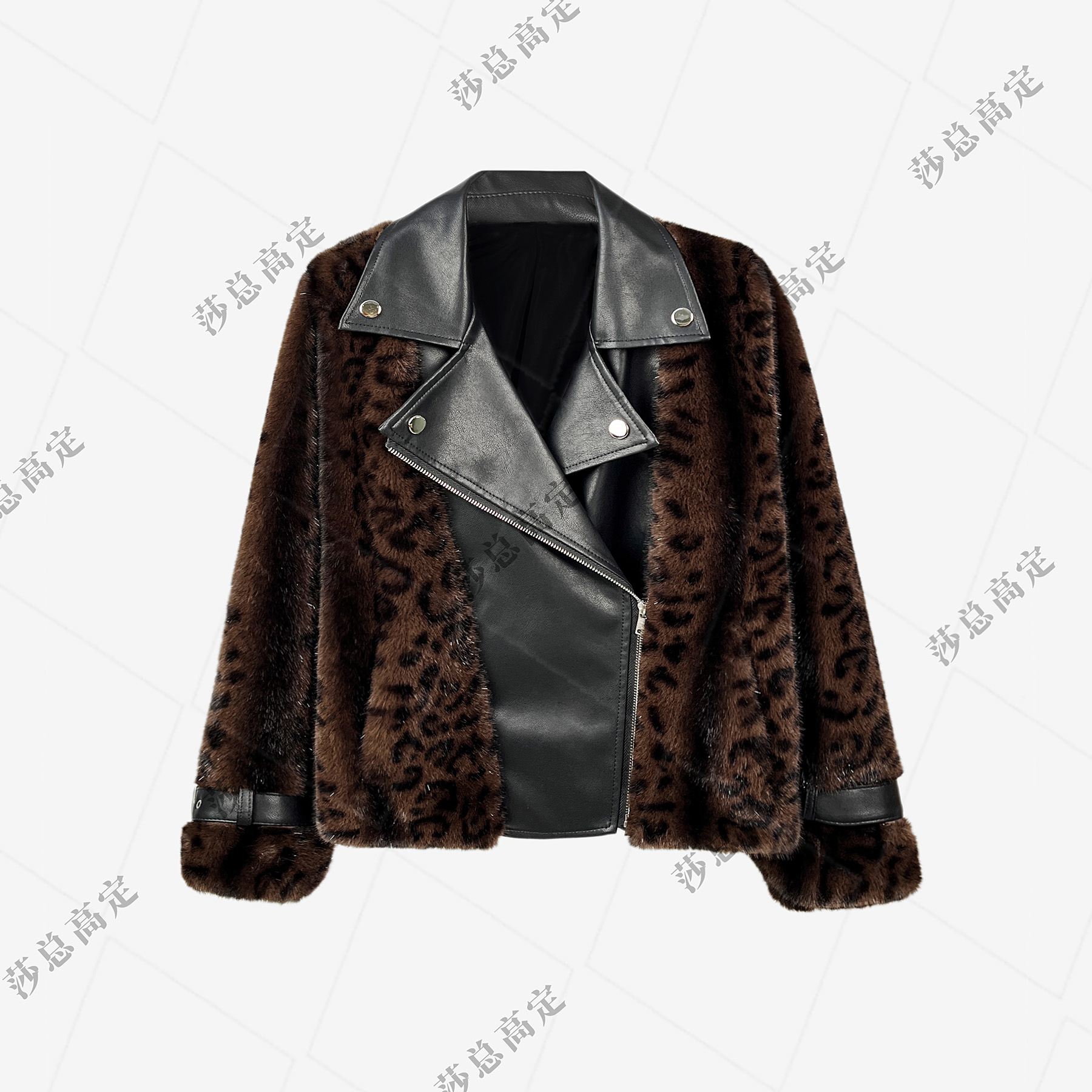 NIMOSHI【倩倩】2025新款重工气质百搭宽松毛绒外套冬季D0011