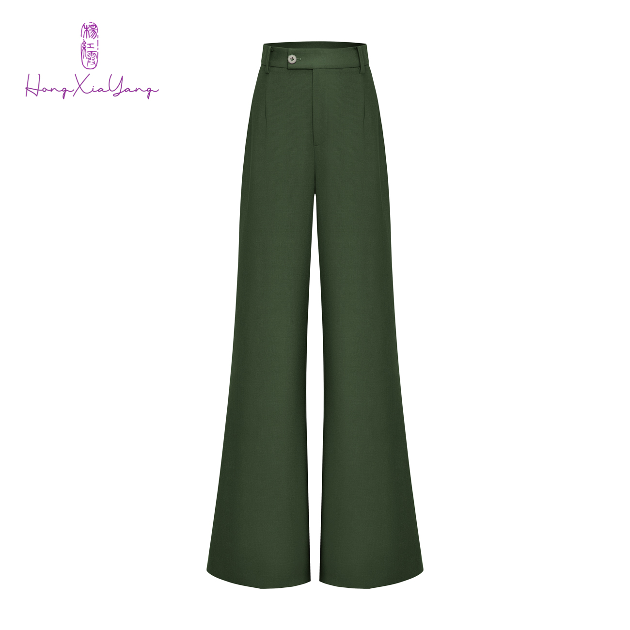 EDFNOT/杨红霞汝意HY黑色/墨绿色/咖色加长版经典款裤子