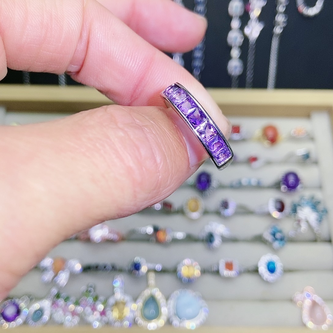 【闪购商品】未镶嵌戒指紫晶