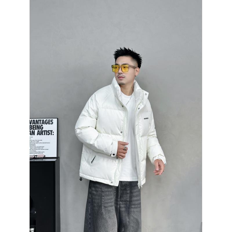 冬季新款时尚潮流免洗百搭小立领加厚保暖外套#991