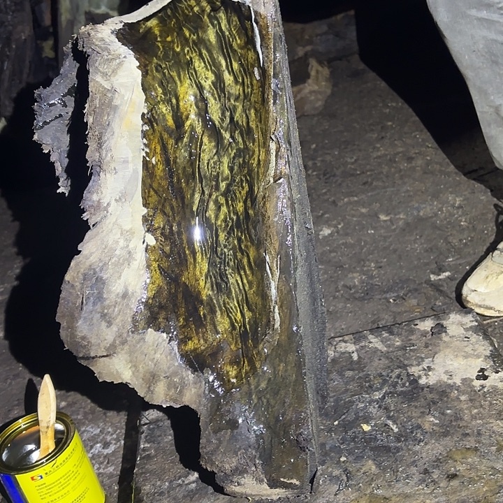 四***九乌木金丝楠摆件毛料