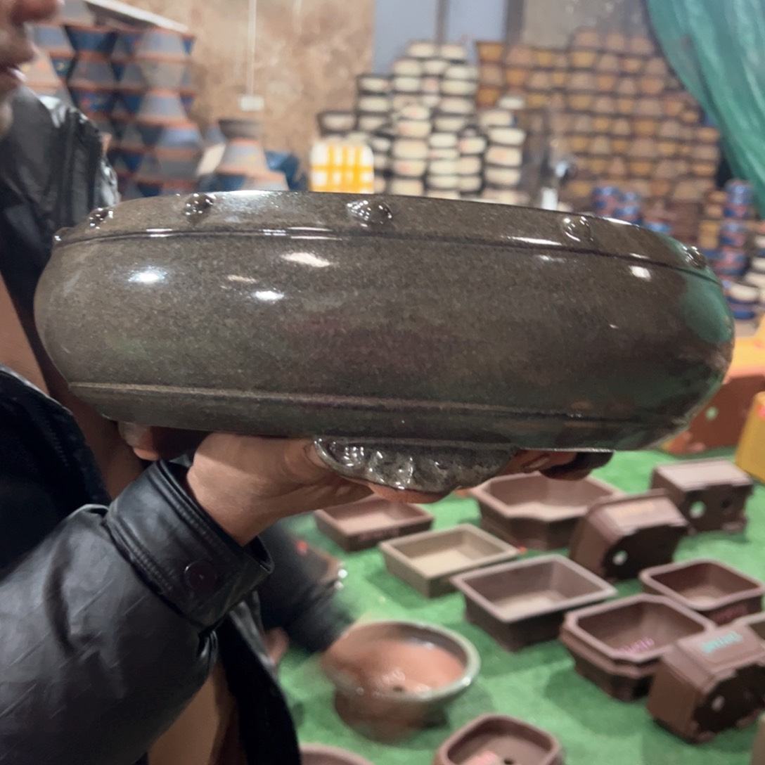 紫砂花盆紫砂花盆