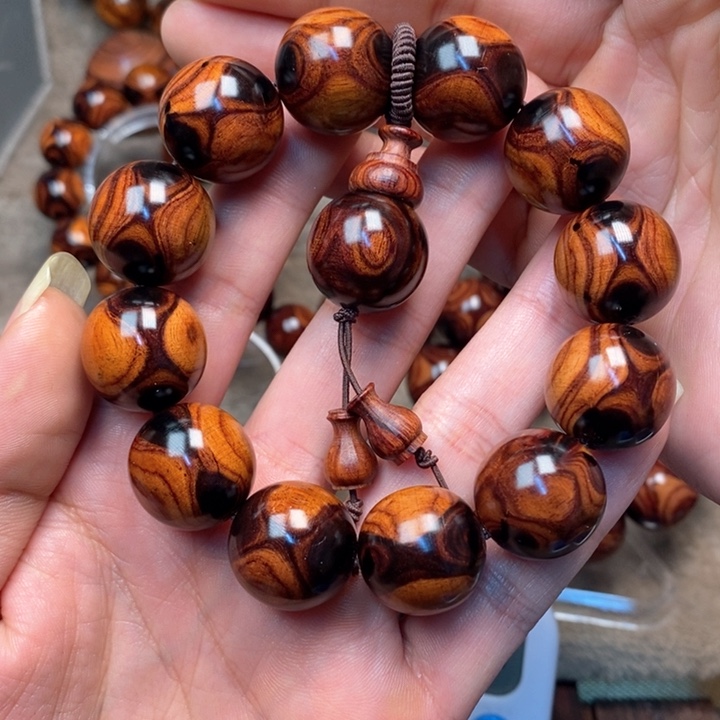 黄花梨/降香黄檀紫油梨成品加工手串