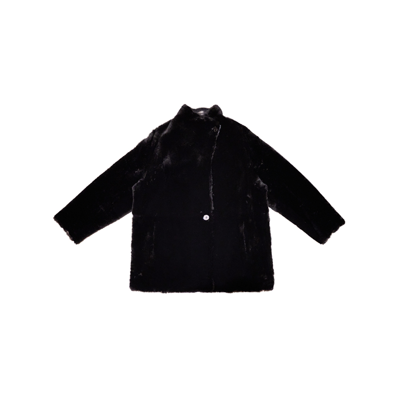 【U.M】岁月静好原皮原毛皮毛一体立领大衣皮草保暖两面穿