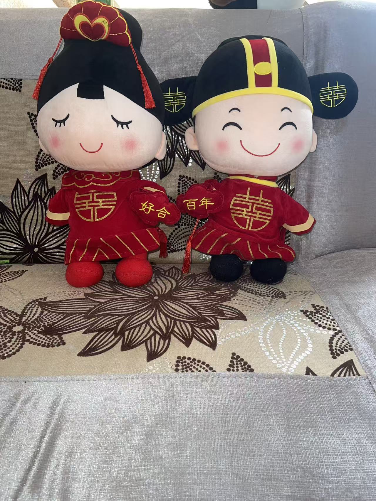 （默认微瑕）50cm压床娃娃一对