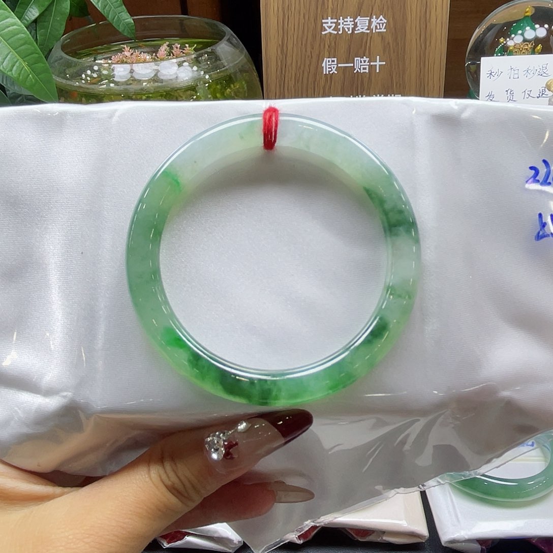 翡翠手镯未镶嵌166号链接