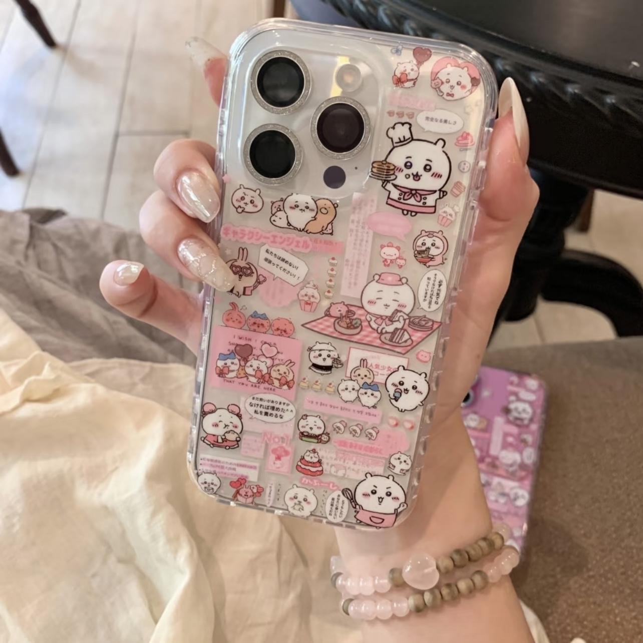 圆边双层吉伊卡哇iPhone16/15苹果手机壳14promax可爱小众13辣妹