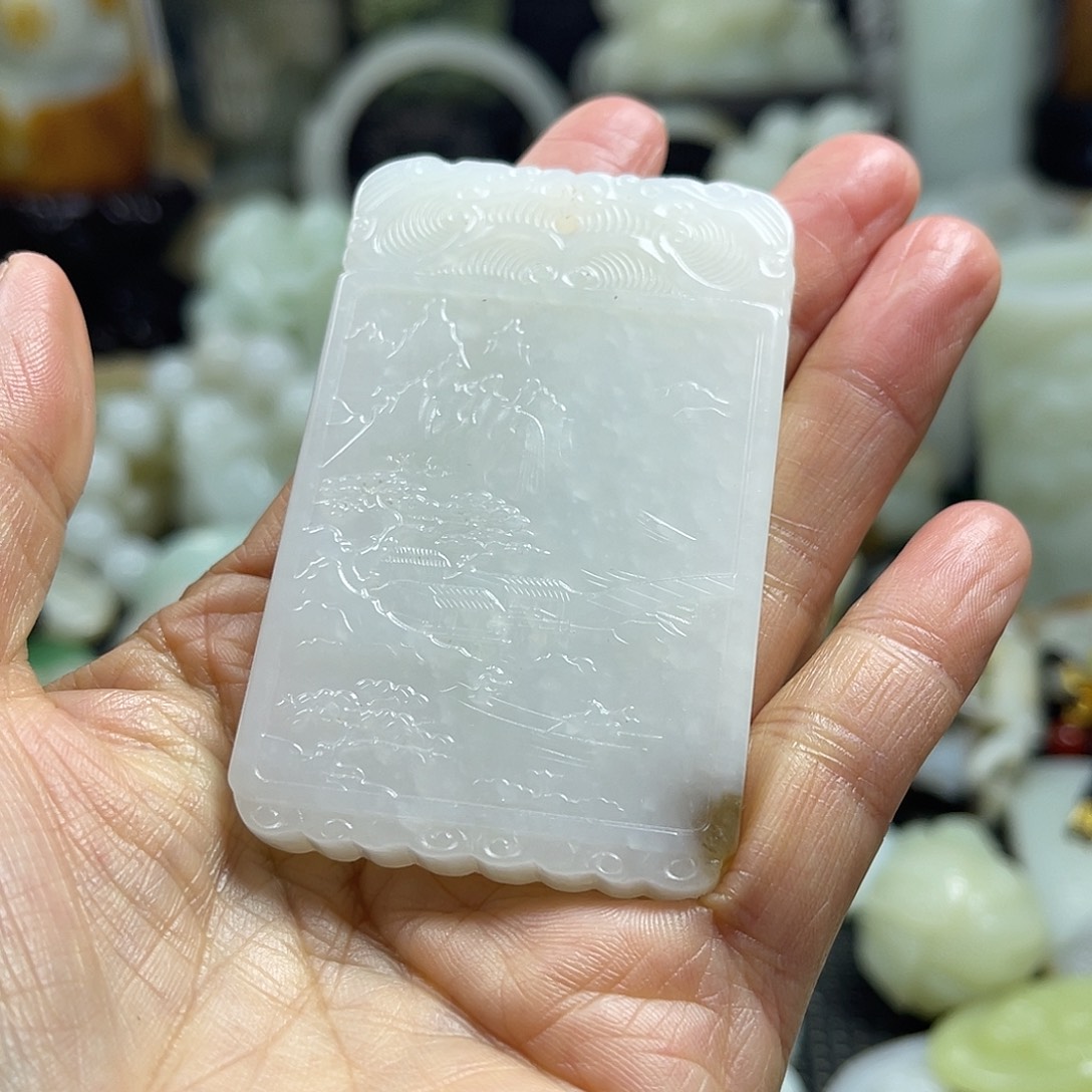 和田玉（糖玉）未镶嵌挂件