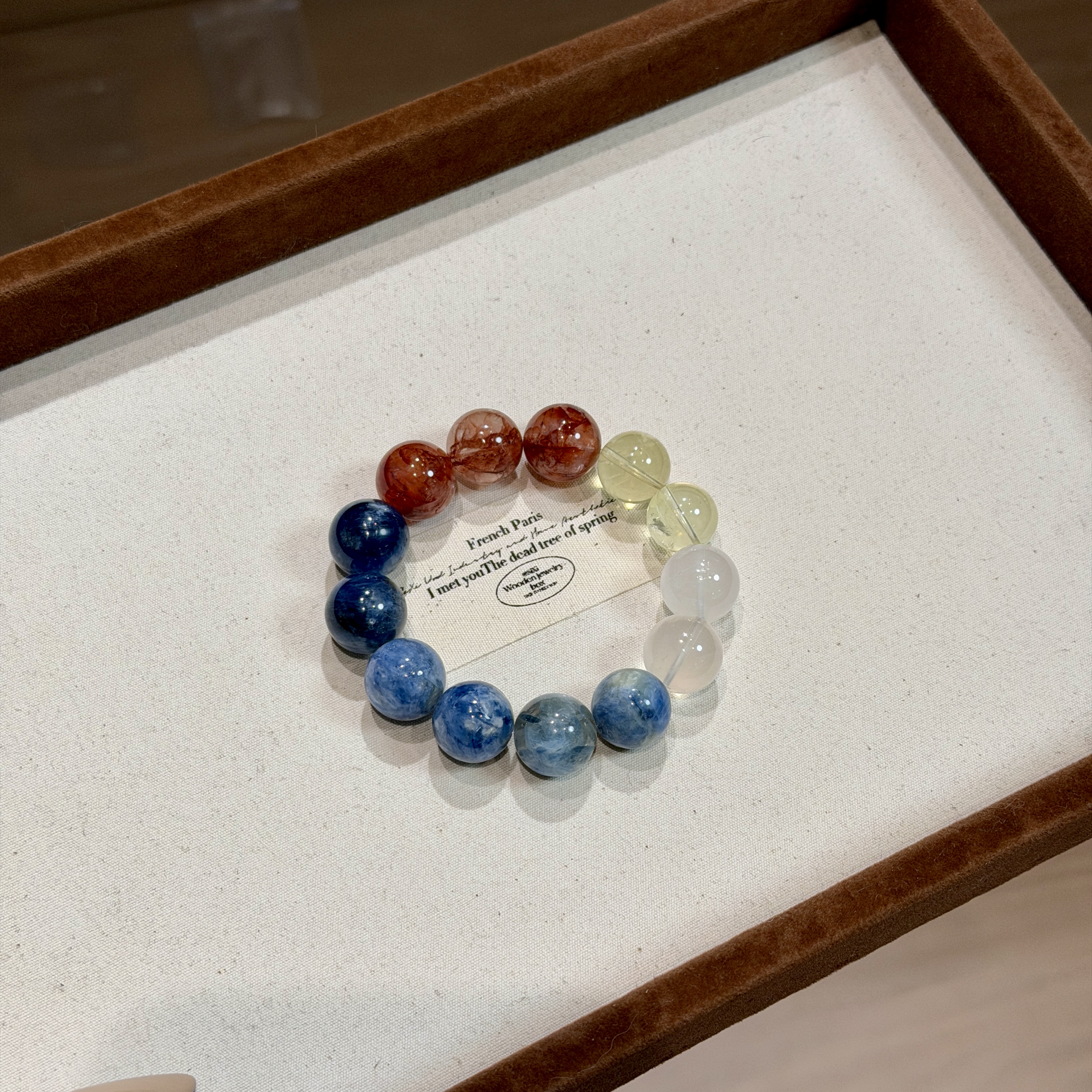 【胡炫舞2.0】A404天然原创水晶设计款手串百搭高级风多样性发一