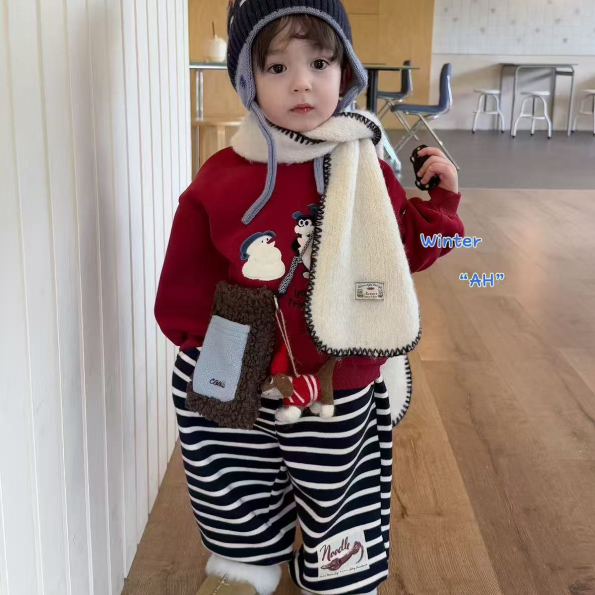 2025深秋男童衬衫外套加绒