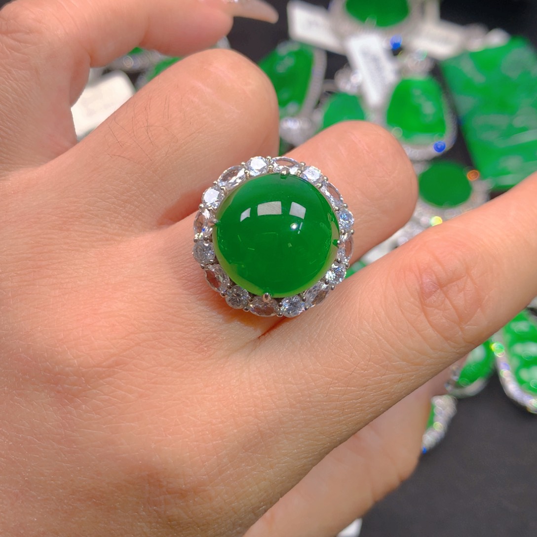 翡翠银S925镶嵌颈饰1111111111