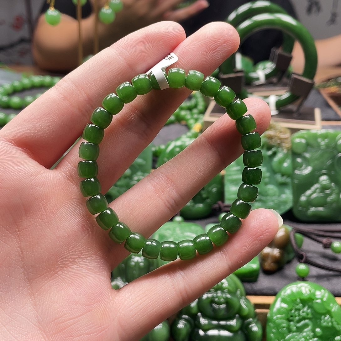 未镶嵌手串和田玉（碧玉）