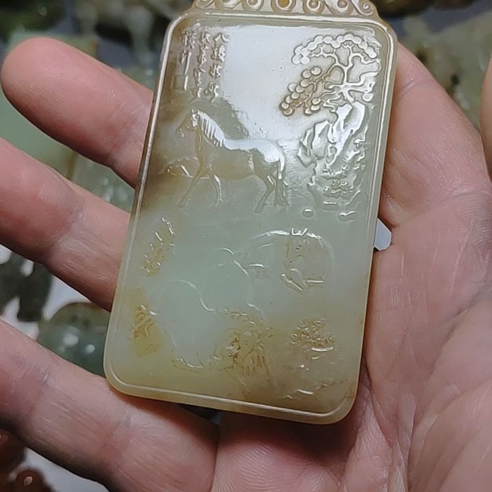 和田玉未镶嵌颈饰༺****༻