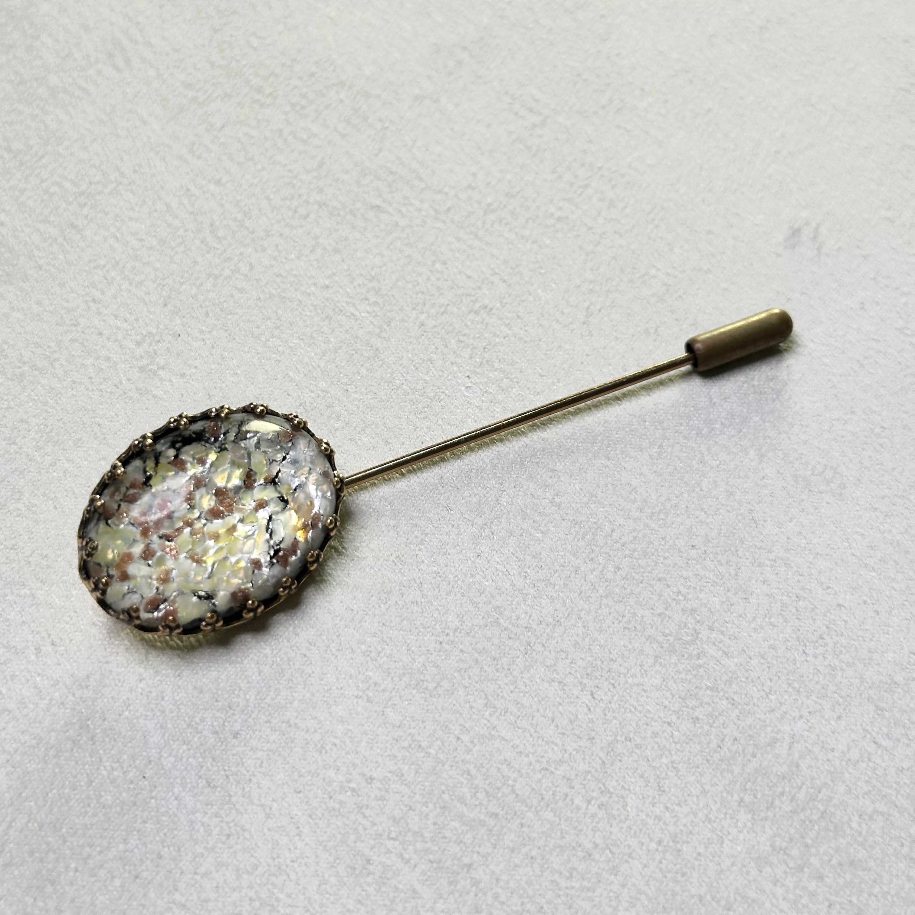 铜合金合成锆石胸针 翡冷萃胸针 胸针W306