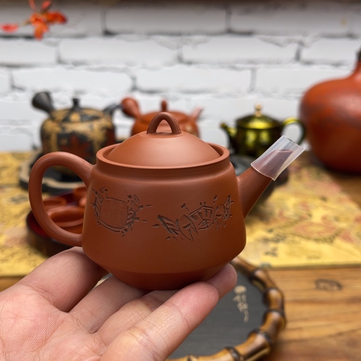 焦***毛常滑常山手作茶壶