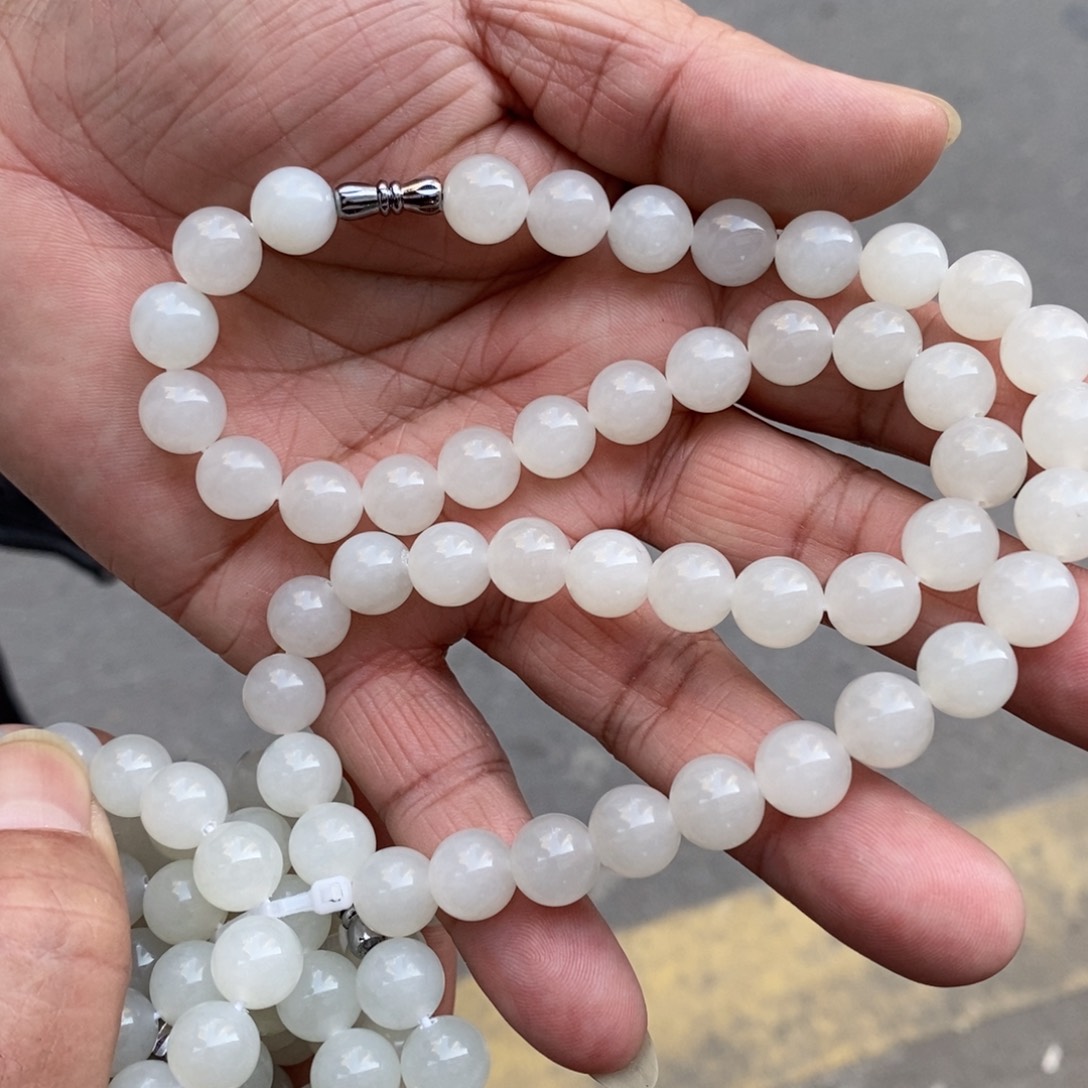 和田玉颈饰未镶嵌多样性发货 拍一发一卡10左右