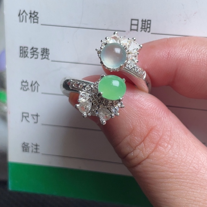 未镶嵌戒指翡翠缅甸天然翡翠