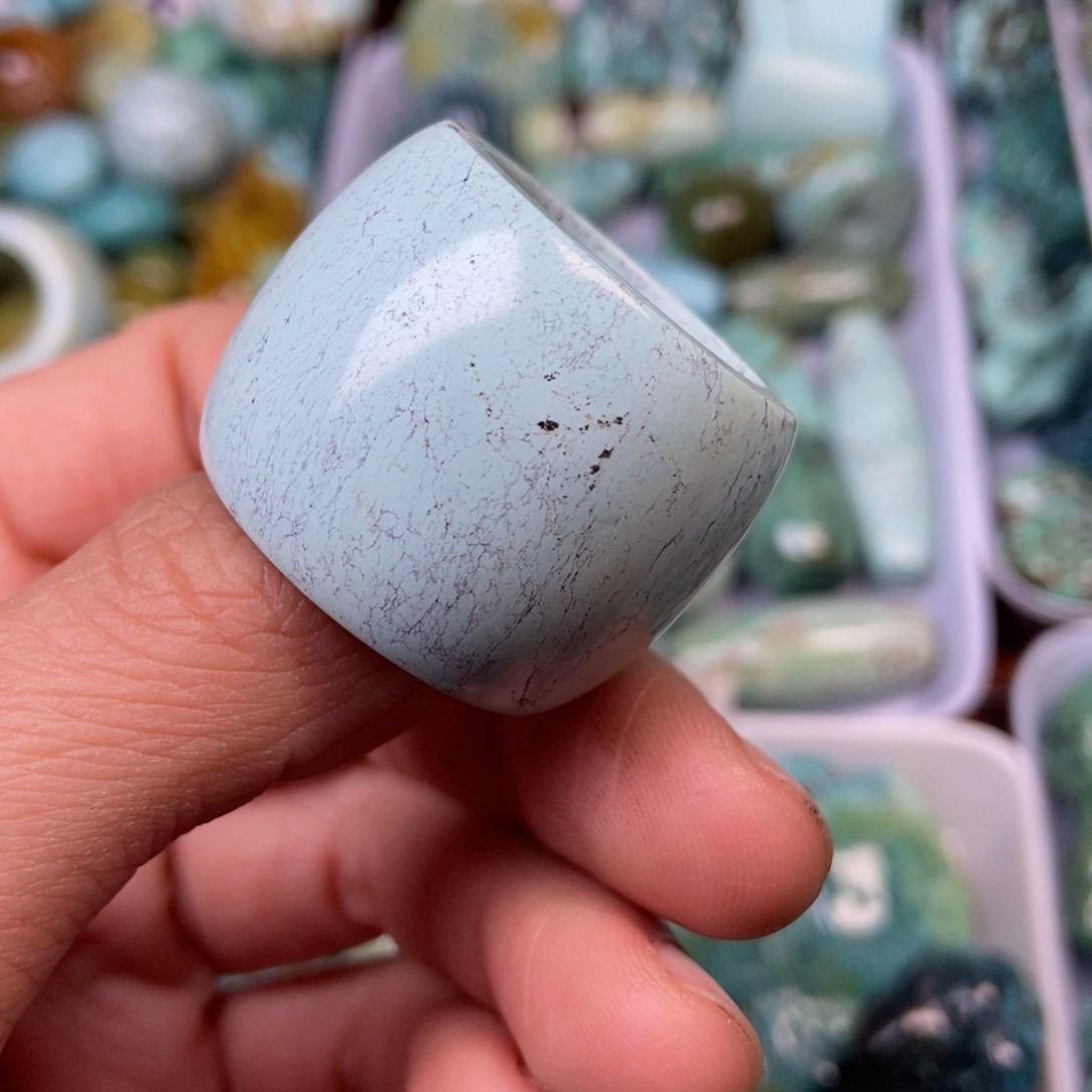 绿松石珠宝奇石未镶嵌龙**勋