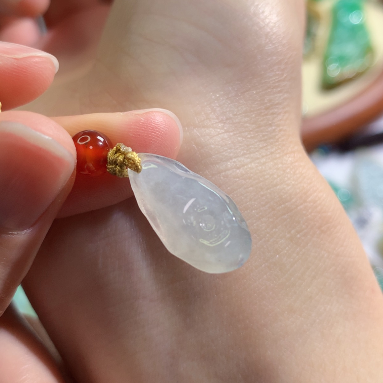 【闪购商品】翡翠吊坠(不含链)未镶嵌 9941