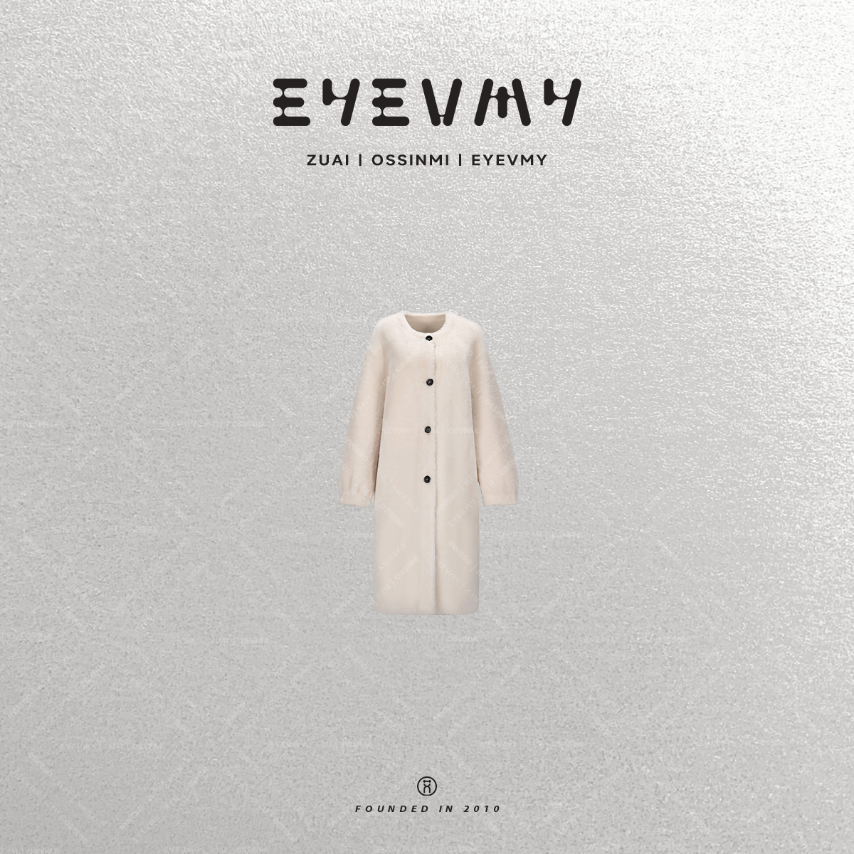 【南洋珍珠】轻软暖南非进口洛曼皮毛一体皮草长款外套WT54PWK0016