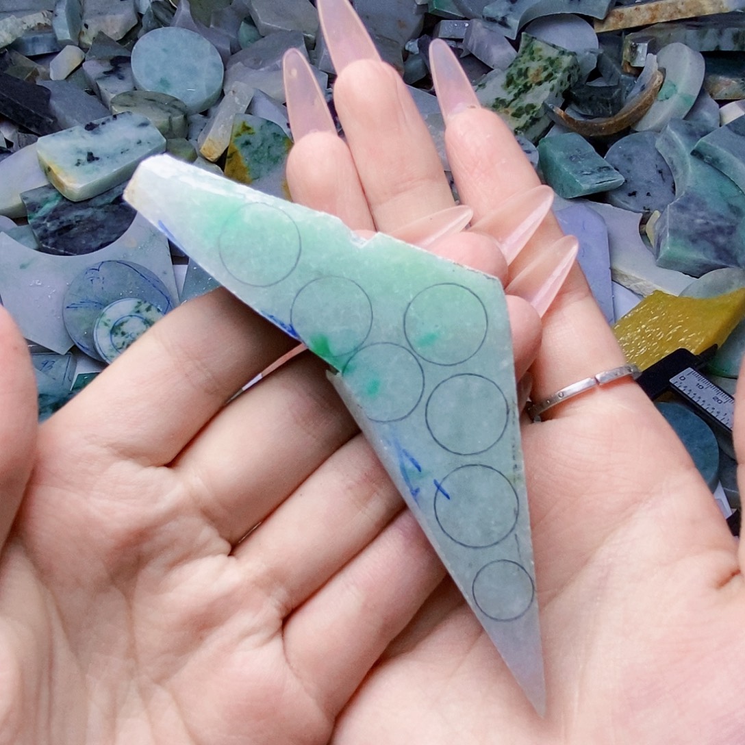 翡翠未镶嵌颈饰翡翠