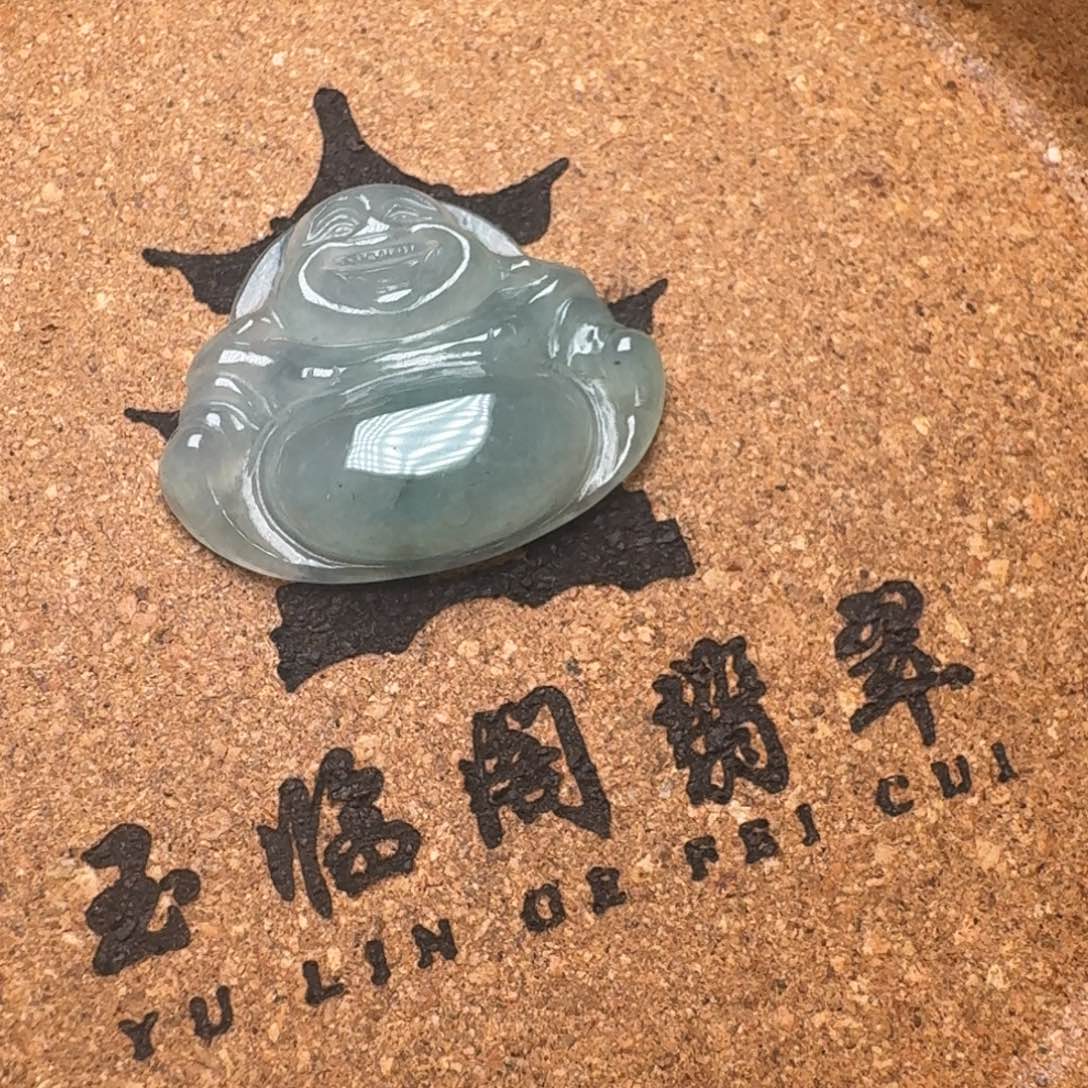 翡翠未镶嵌颈饰翡翠冰佛公