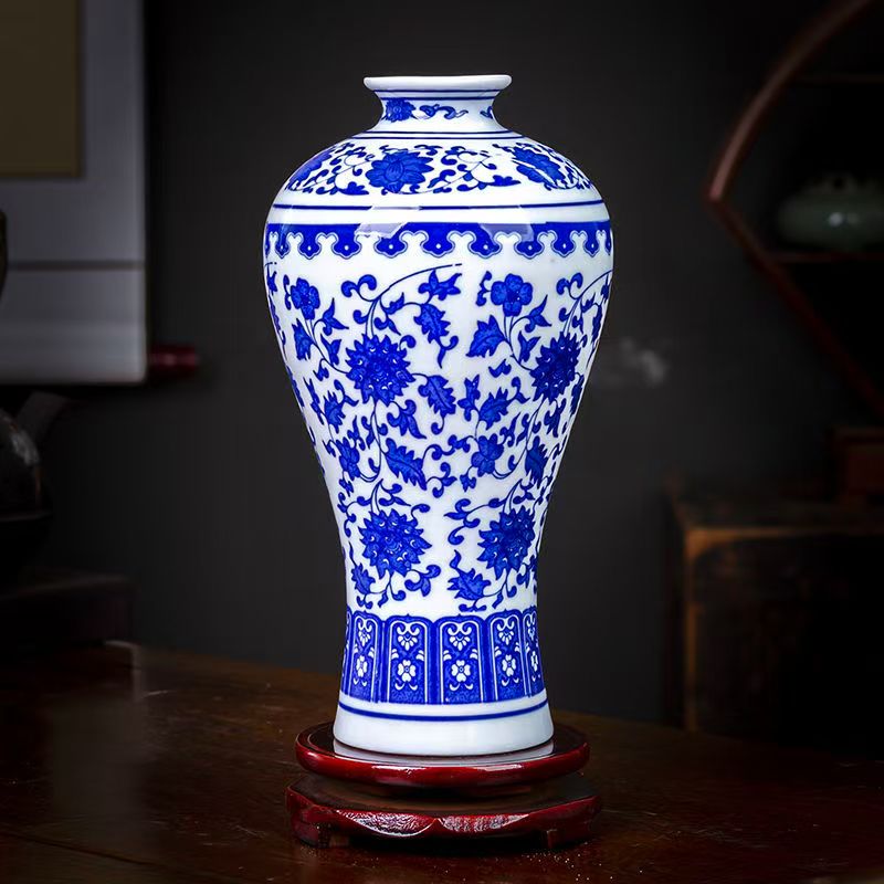 瓷器复古陶瓷片瓶958