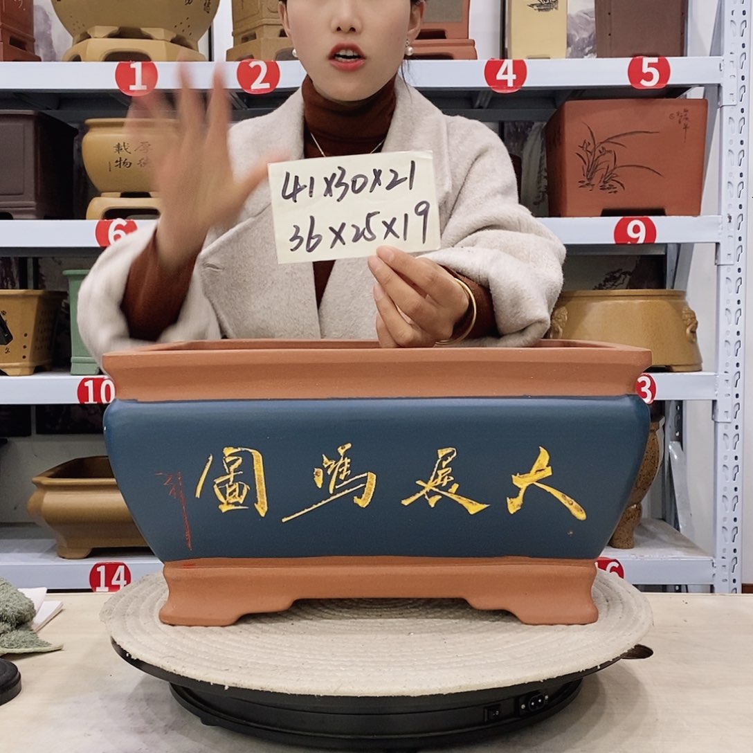 紫砂花盆紫砂花盆