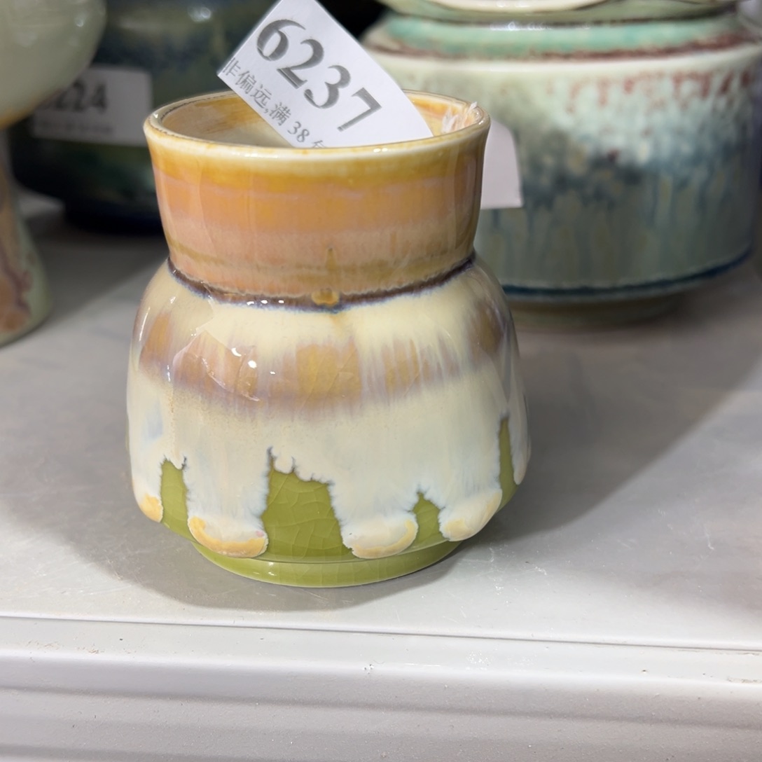 红陶景德镇手工花盆