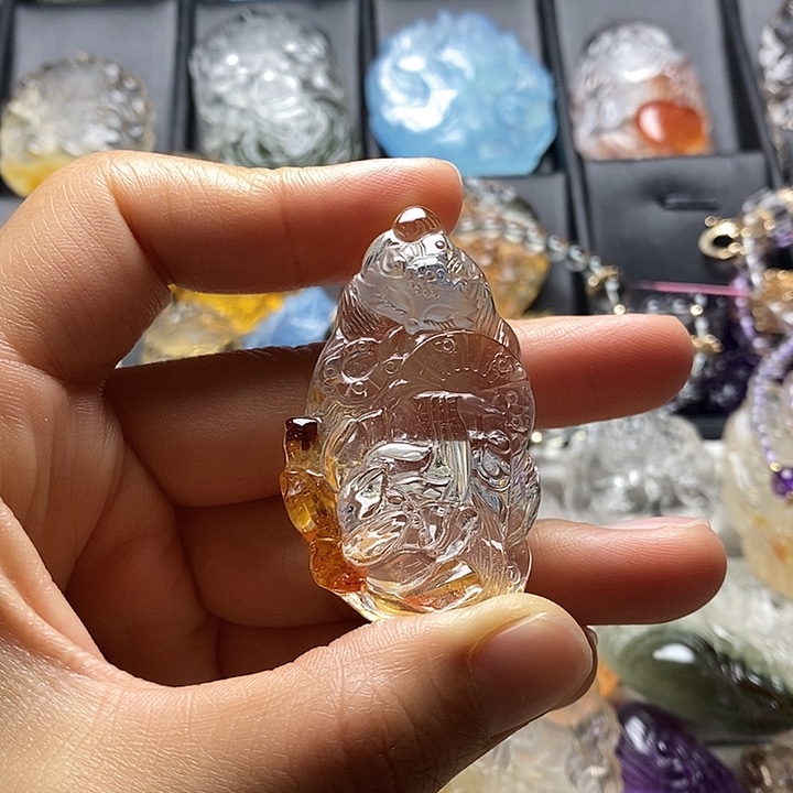 颈饰未镶嵌水晶水晶吊坠