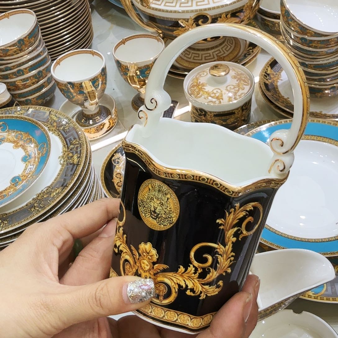 老***李瓷片骨瓷陶瓷餐具家用高温