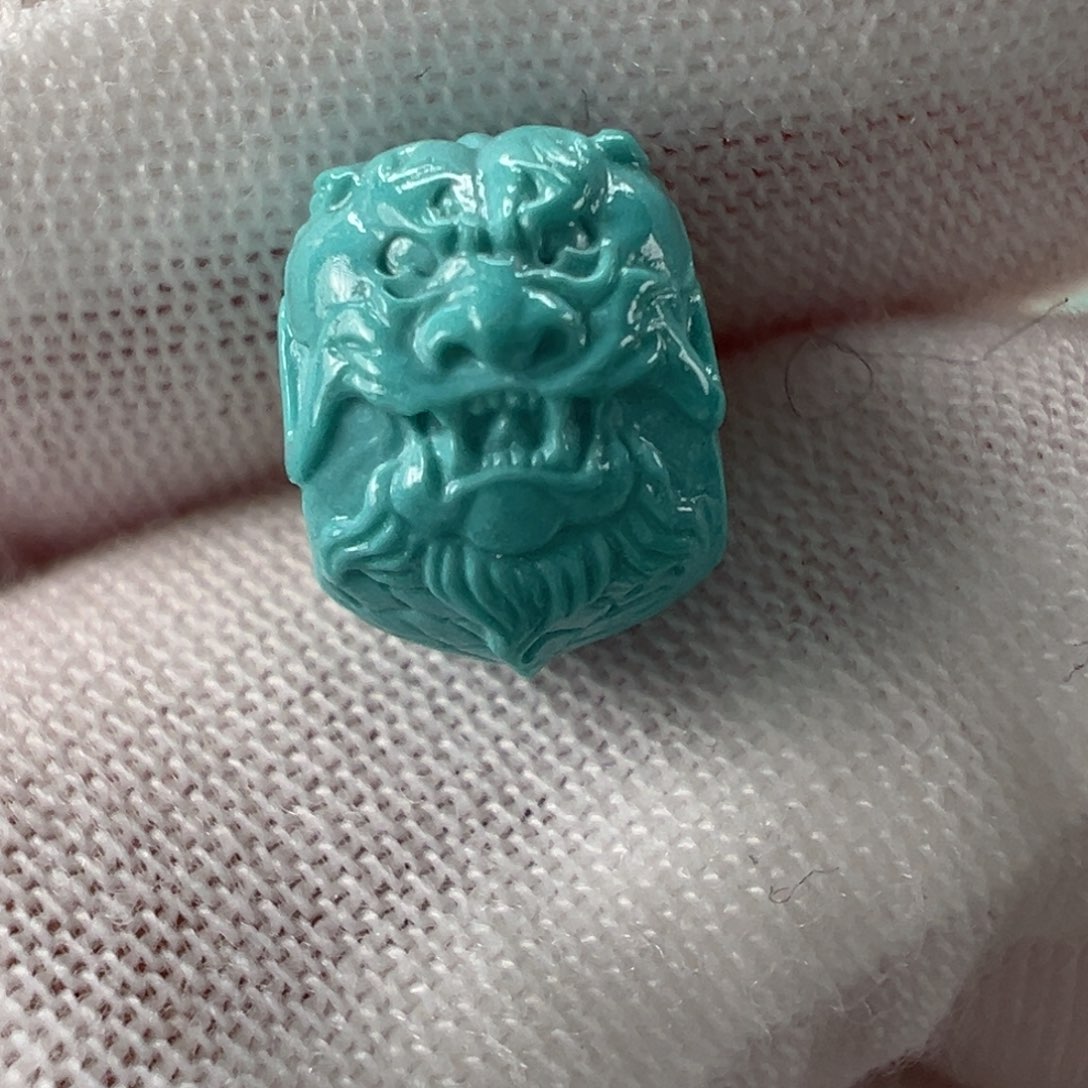 未镶嵌绿松石配饰10*7mm