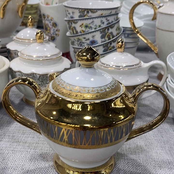 侠***摆件陶咖啡炖盅微瑕