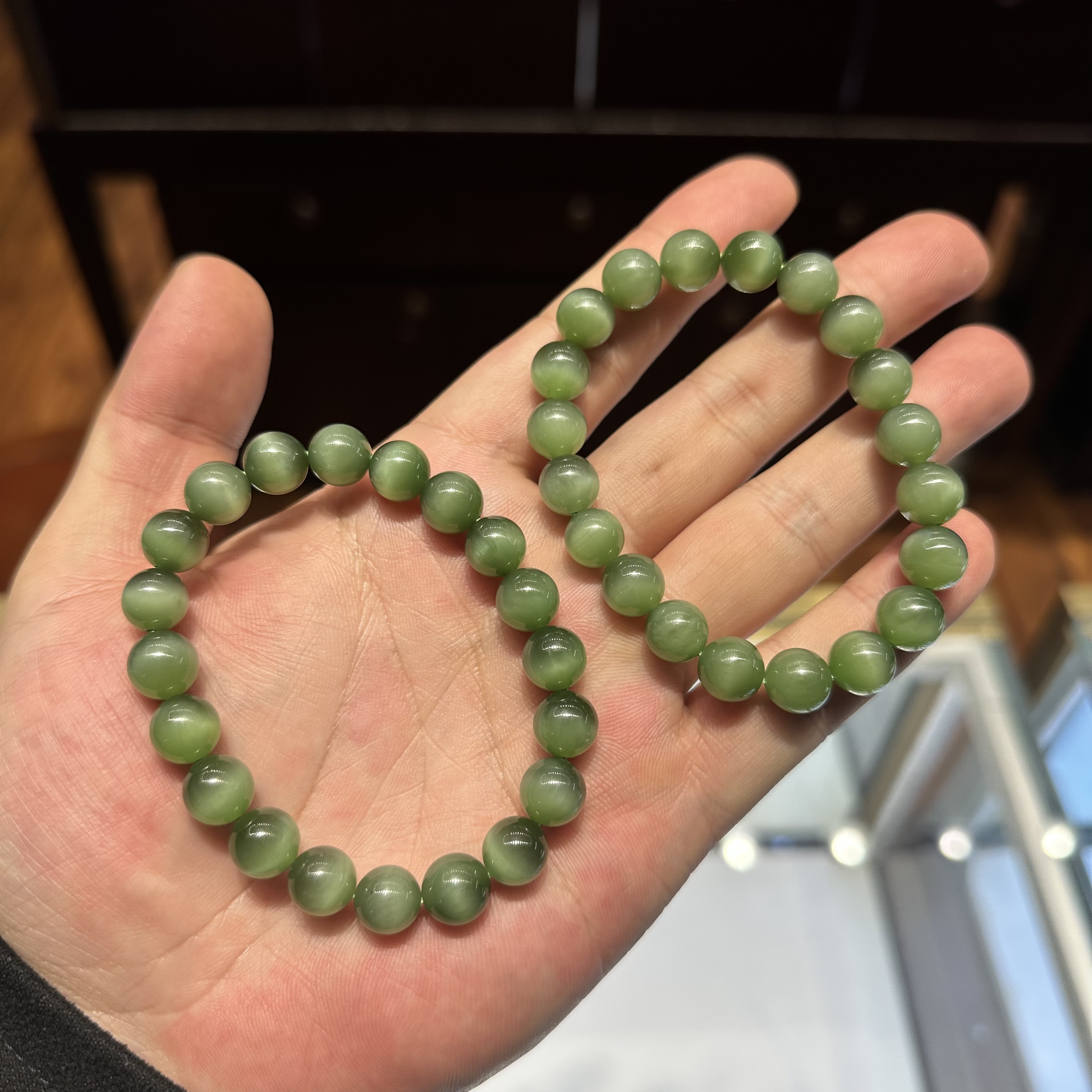 【举石珠宝】T1205-693-318和田玉手串（一件/多样性发/约9mm）F