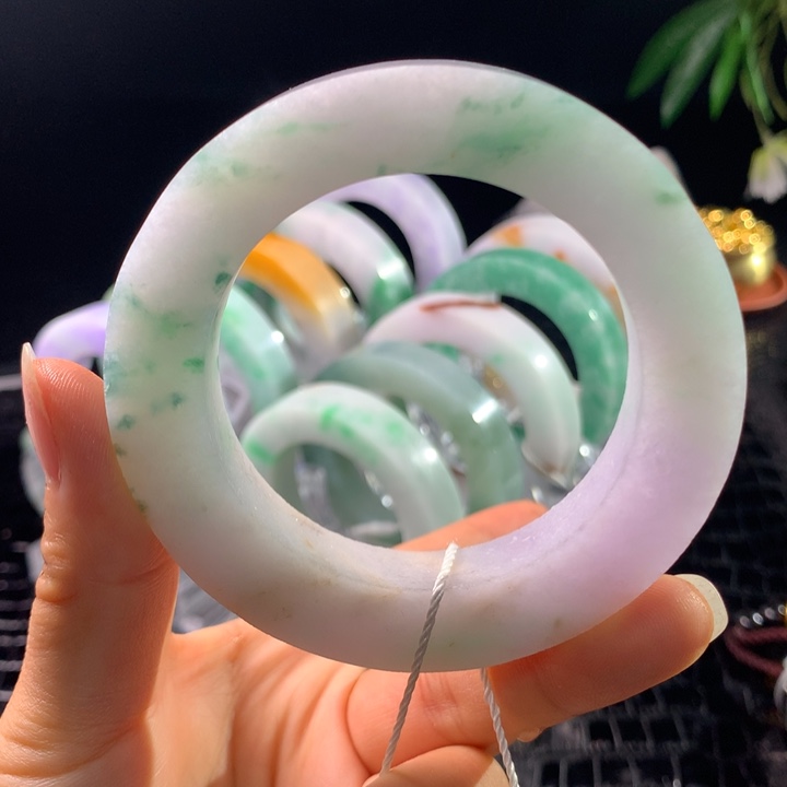 定制翡翠未镶嵌宽版