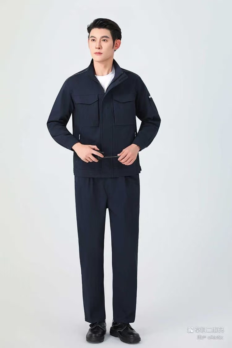 弹力纯棉高端工作服耐磨长袖电焊电力防烫劳保服春秋季厚款工作服
