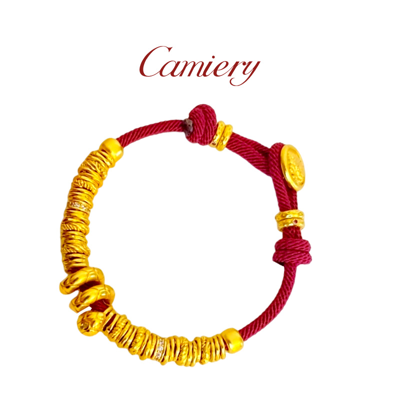 CAMIERY/卡美瑞新中式轻奢扭扭棒灵蛇盘缠手链本命年QL