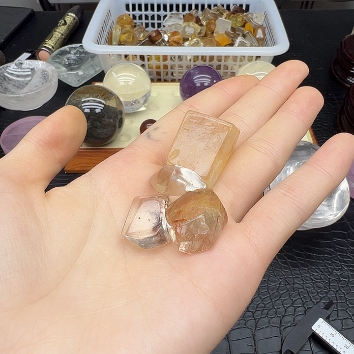 未镶嵌水晶珠宝半成品108水晶