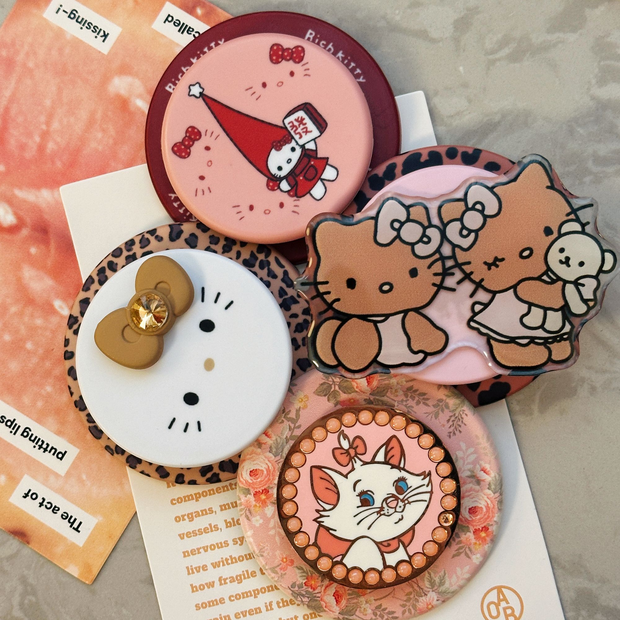 【磁吸支架】少女心kt猫可爱MagSafe磁吸手机支架强力吸附狂甩不掉