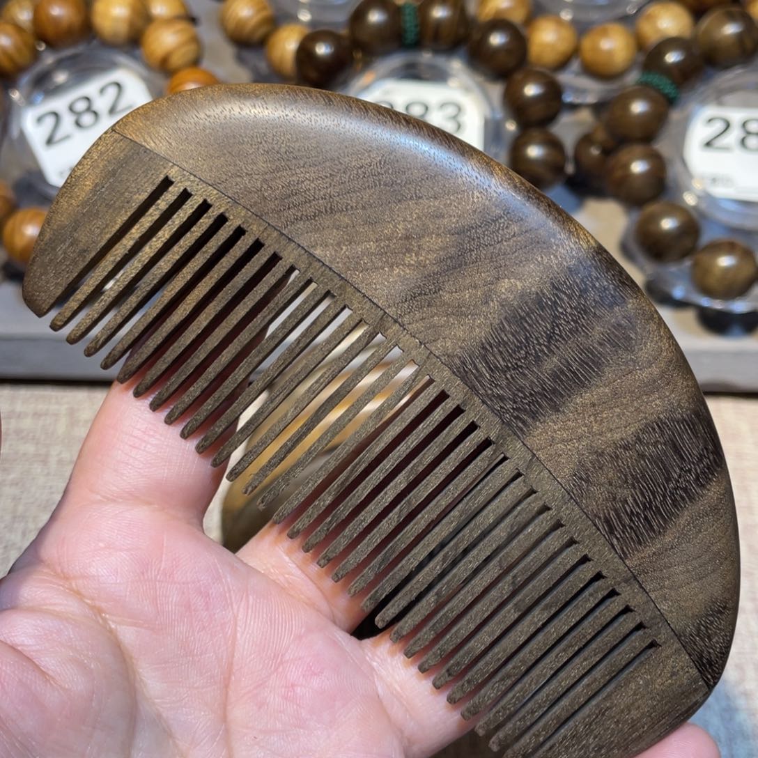 楠木（金丝楠）其他半月梳