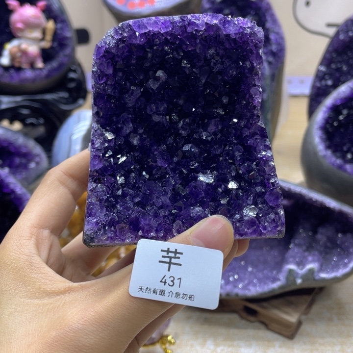 未镶嵌珠宝半成品紫晶