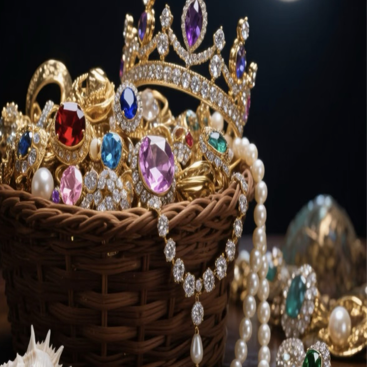 铜合金合成锆石仿水晶耳饰 复古风简约风耳钉金色百搭气质时尚