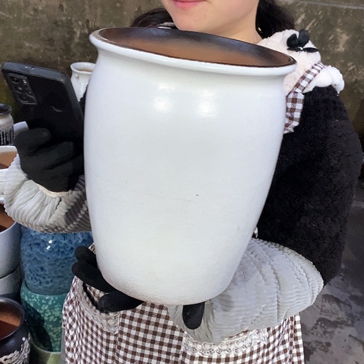 紫砂花盆正品口20高25