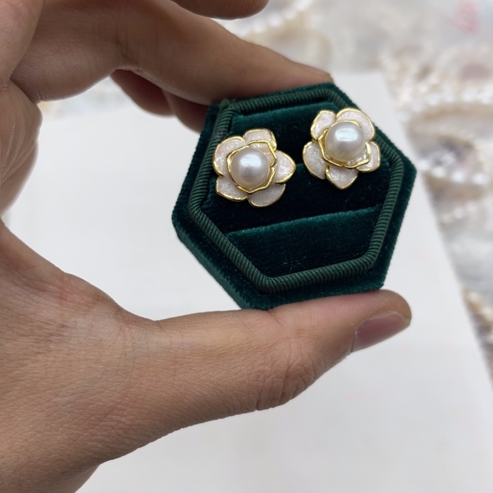 淡水珍珠银S925镶嵌颈饰18