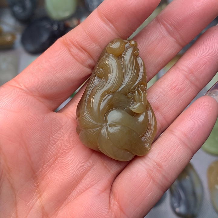 和田玉挂件未镶嵌