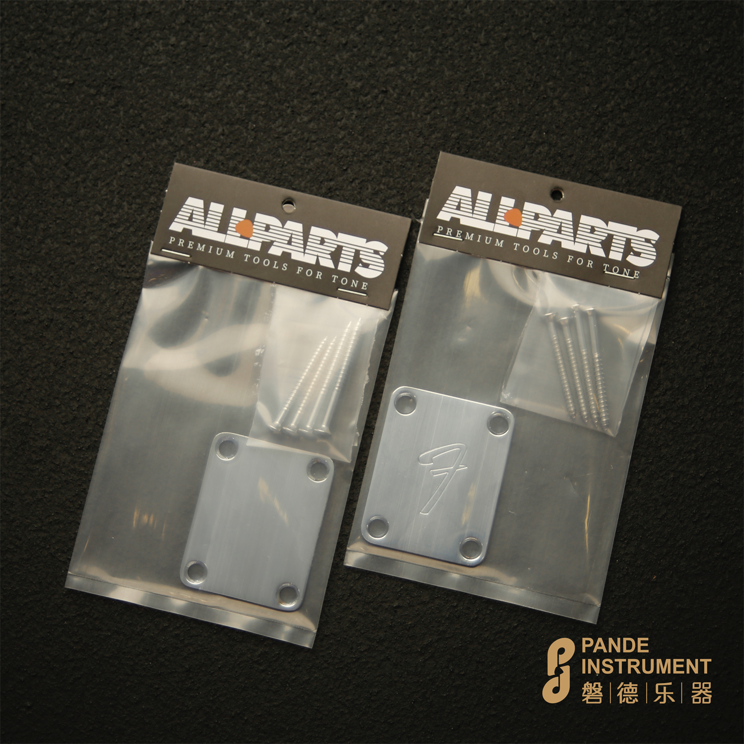 ALLPARTS 电吉他琴颈琴体连接钢板fender琴颈钢板 fender钢牌
